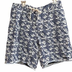 PATAGONIA Men’s Shorts Trunks Dark Blue Cream color Size 35